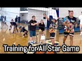 Volleyball training for all star game 2024