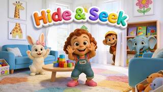 Hide & Seek Song 👀 | Fun Toddler Game Song | Kids Songs & Nursery Rhymes | Teana Tales screenshot 4