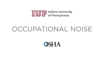 Occupational Noise