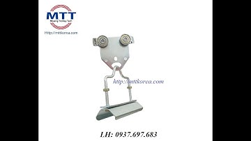 Con lăn trượt cáp ray C cầu trục