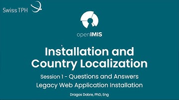 openIMIS Installation and Country Localization - Session 1 Q&A