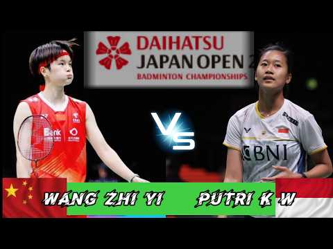 Exciting ???? Wang Zhi Yi (CHN) vs (INA) Putri Kusuma Wardani Badminton Japan Open
