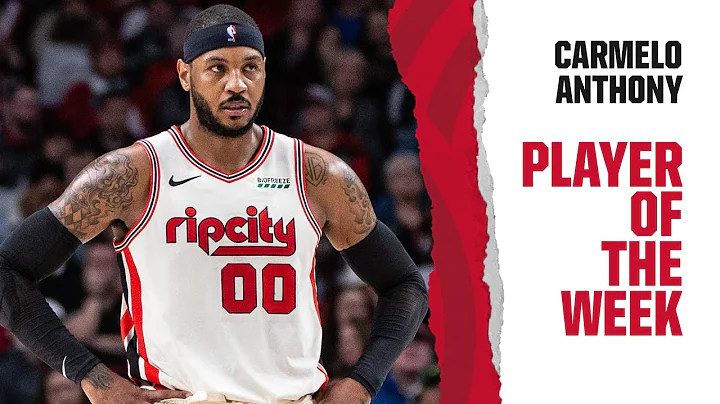 Trail Blazers forward Carmelo Anthony named Wester...