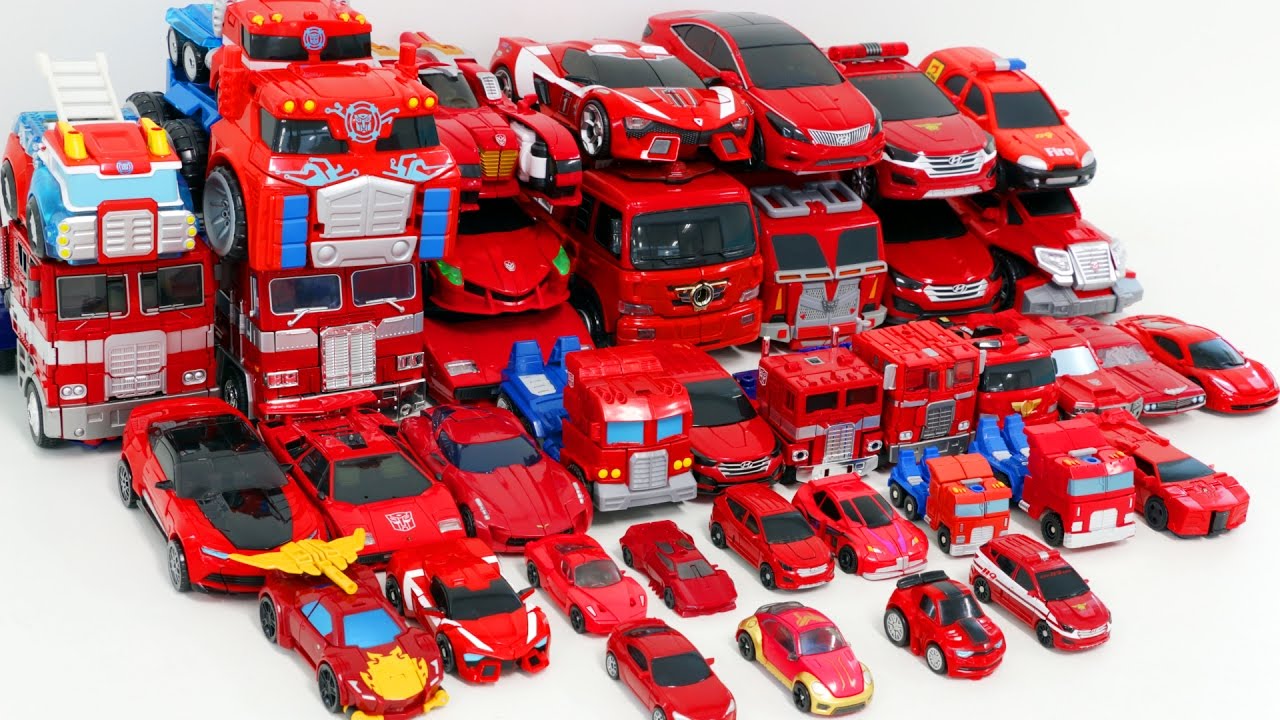 toy factory ro ไปยังไง 2022 Update Red Color Transformers HelloCarbot Tobot Miniforce 40 Vehicle Transformation Robot Car Toys