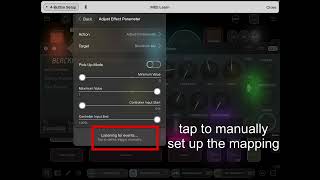Loopy Pro Using MIDI Learn for Manually Setting Up A MIDI Binding