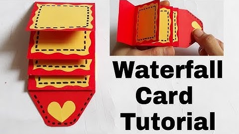 DIY - Water Fall Card | Pull Me Waterfall Card | Best Gift Card | How To Make Water Fall Card