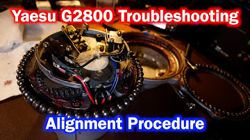Yaesu G2800 Rotator Alignment | Troubleshooting Rotator Speed Control