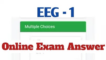 NSOU BDP EEG - 1 Online Final Exam Answer | BDP Term End Examination Answer |