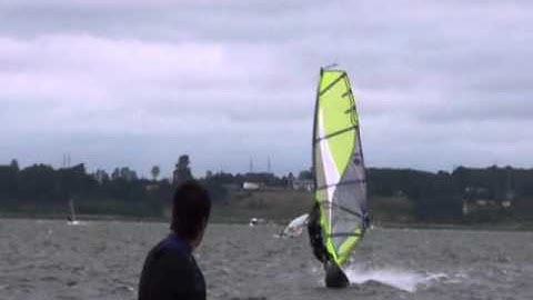 First speed loop  ( 5 podejscie )   windsurfing