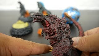 Godzilla King of Monsters HG D+ mini figure cupsule toy Gashapon Unboxing screenshot 2