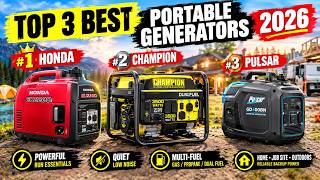 Top 3 Best Portable Generators You Can Buy ON AMAZON