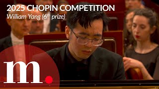 William Yang (6th prize) performs Chopin's Piano Concerto No. 2 at the 2025 Chopin Piano Competition