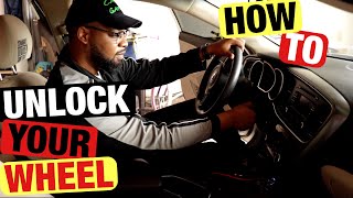 HOW TO UNLOCK YOUR STEERING WHEEL | UNLOCK YOUR WHEEL IN UNDER 3 MIN | KIA OPTIMA