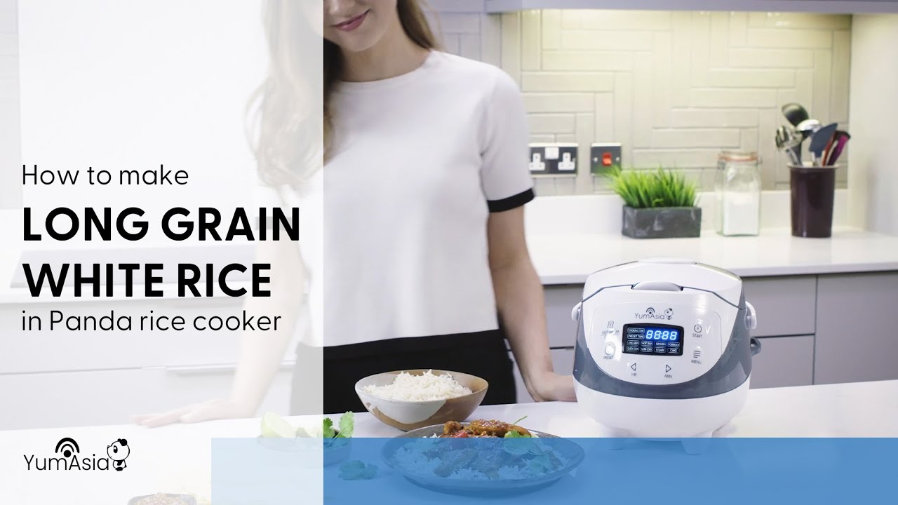 How To Cook Long Grain White Rice In The Panda Mini Rice Cooker By