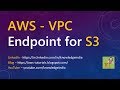 AWS - VPC Endpoint for S3 - DEMO - Private access to S3 from Private Instance