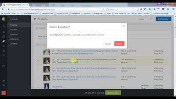 Shopify Basics - How to Delete Product - Ivy