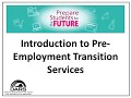 Introduction to Pre Employment Training Services