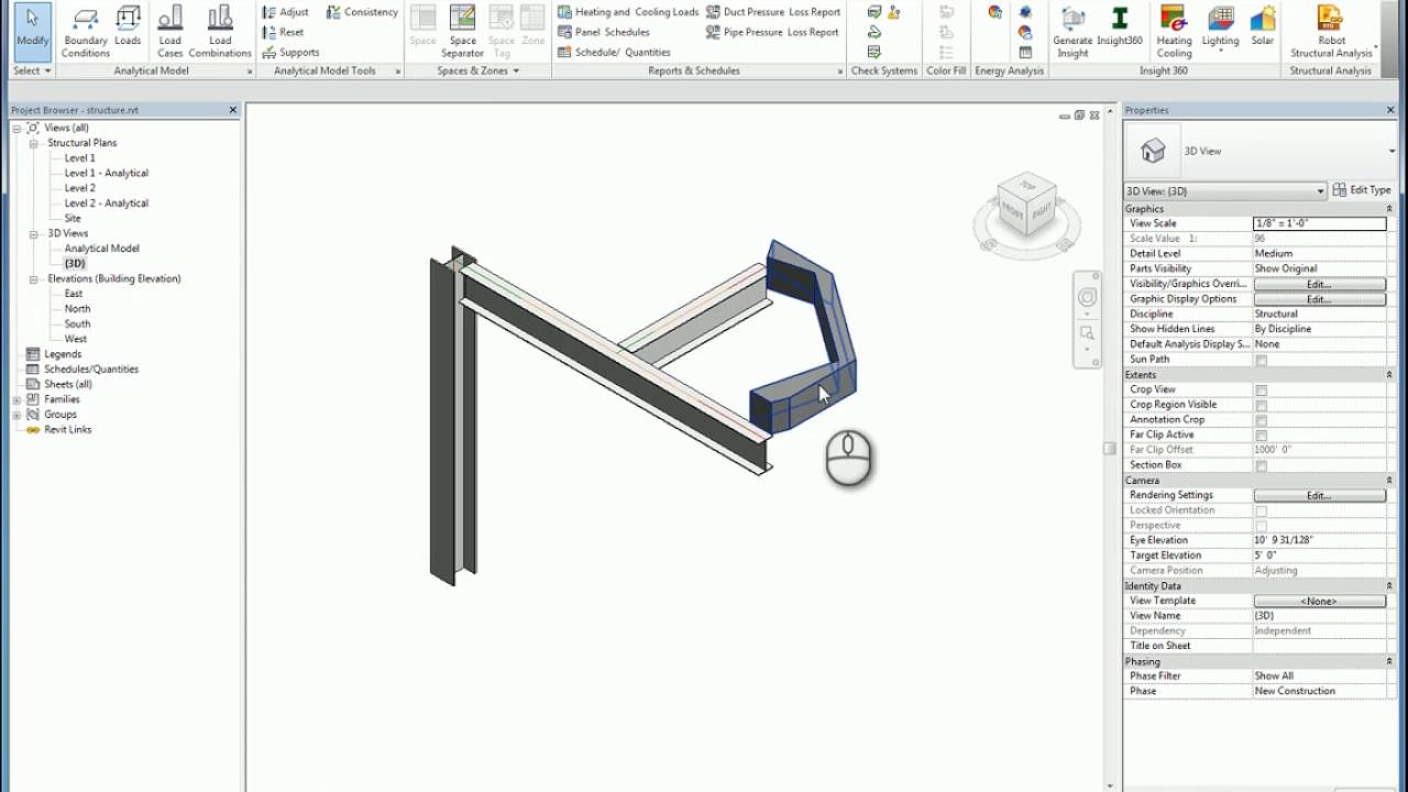 Revit Analytical Model Lines A How to Guide YouTube