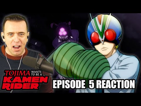 LET ME BE V3 TOO! | Tojima Wants to Be a Kamen Rider Ep 5 REACTION | 東島丹三郎は仮面ライダーになりたい