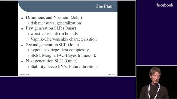 Shawe-Taylor and Rivasplata: Statistical Learning Theory - a Hitchhiker