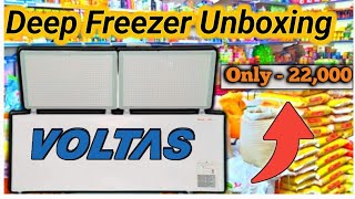 Voltas 320 Litre Deep Freezer Unboxing and Review | Voltas Deep Freezer Unboxing| #Voltas
