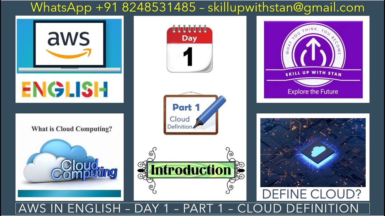 AWS in ENGLISH - DAY 1 - PART 1 - DEFINE CLOUD COMPUTING - YouTube