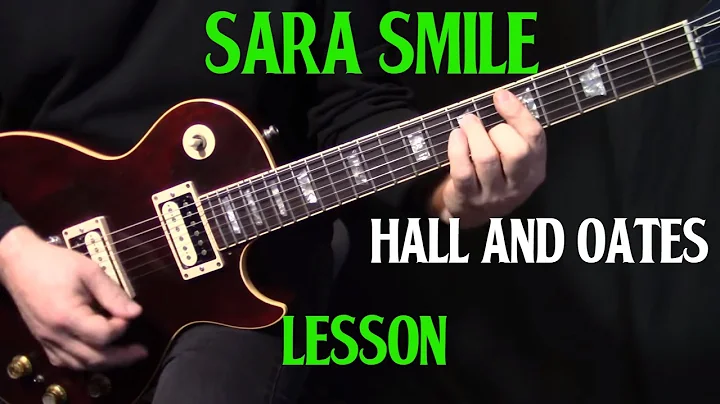 how to play "Sara Smile" on guitar by Hall & Oates | guitar lesson tutorial | LESSON