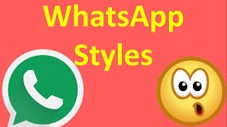 Whatsapp Status Style 2017