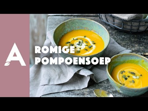 Video: Romige Pompoensoep Maken