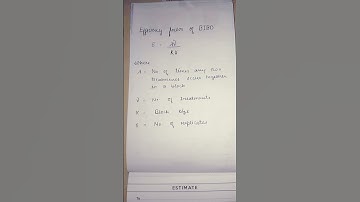 Efficiency of BIBD (Balanced incomplete block design)#statistics#quickandeasy#important#shortvideo 🤯