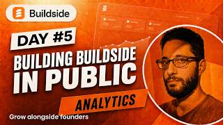 Day #5 Building a Social Network for Founders | The Analytics Page