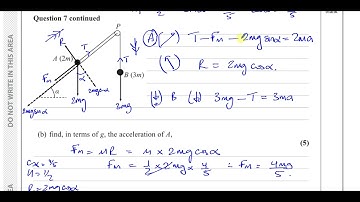 WME01/01 IAL (Edexcel) M1 October 2021 IAL Q7 Inclined Planes, Dynamics, Connected Particles