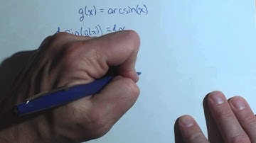 Deriving the Derivative for Arcsin