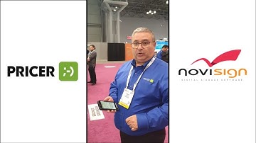 Associating products to shelf display using Pricer and NoviSign