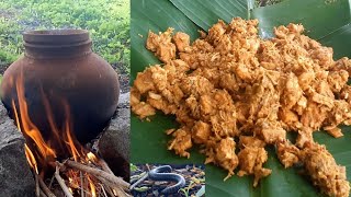 Clay pot chicken l primitive cooking l chicken cooking in forest l Traditional pot chicken l mud pot