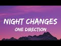 One direction - Night changes (Lyrics)