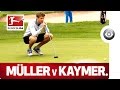 Thomas Müller arrisca tacadas em torneio internacional de golfe