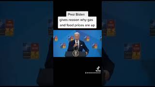 President Biden On Gas And Food Prices