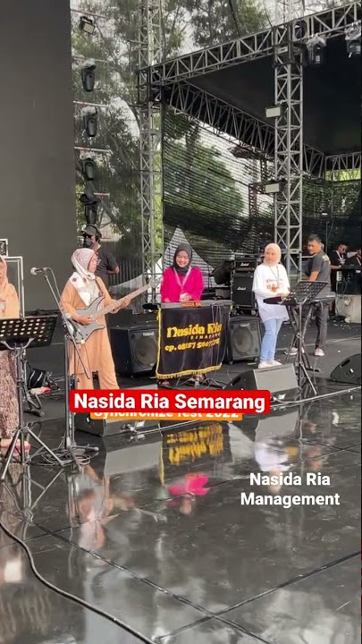 Nasida Ria Semarang Cek sound Synchronize fest 2022