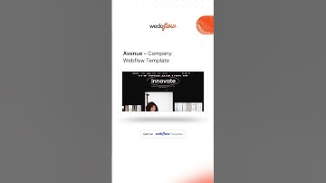 Webflow Agency template – Avenue 🫶