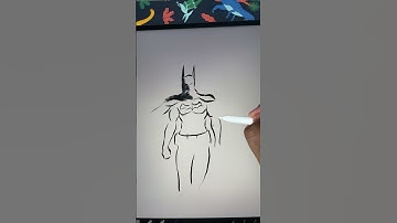 Procreate Batman #shorts #procreate