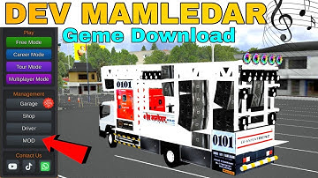DEV MAMLEDAR BAND GAME DOWNLOAD LINK IN MOD BUSSID 