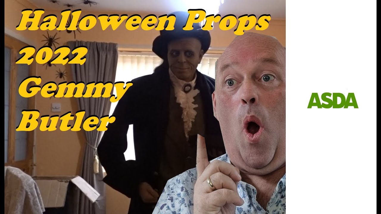 Halloween Props 2022 Gemmy Butler ASDA YouTube