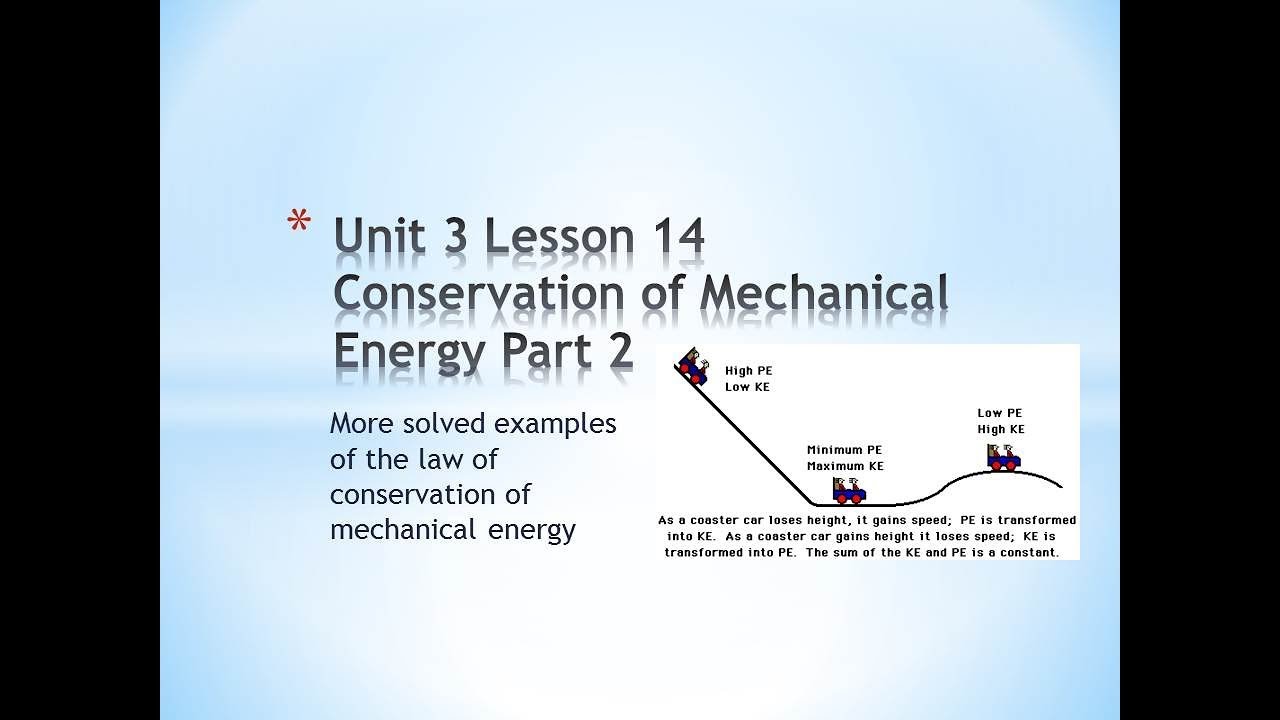 Science 10 Conservation Of Mechanical Energy Problems YouTube science-10-conservation-of-mechanical-energy-problems-youtube