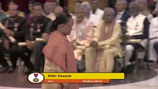 President Of India Confers Padma Shri To Noted Traditional Musician Silbi Passah