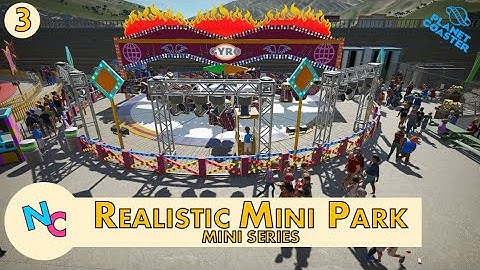 Adding More Flat Rides Than You Can Handle - Dismayland Ep 3 - Planet Coaster Mini Park Series