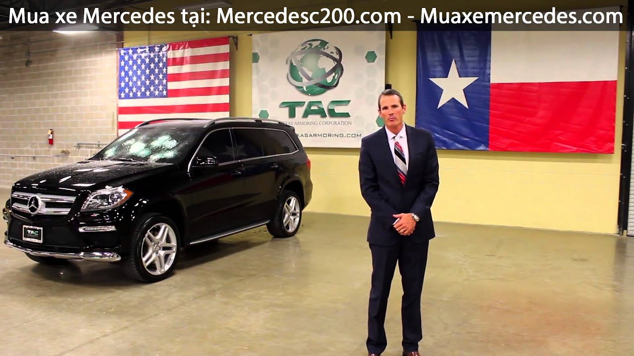 Rùng mình khả năng chống đạn của xe Mercedes - YouTube