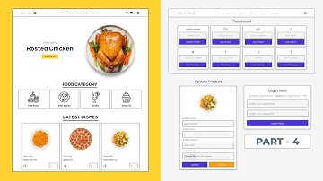 Complete Responsive Food / Restaurant Website Design With Admin Panel - Update Profile And Address