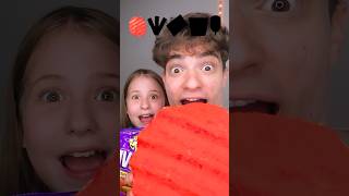 Gigantic Spicy Challenge With My Little Sister! 🥵 Resimi