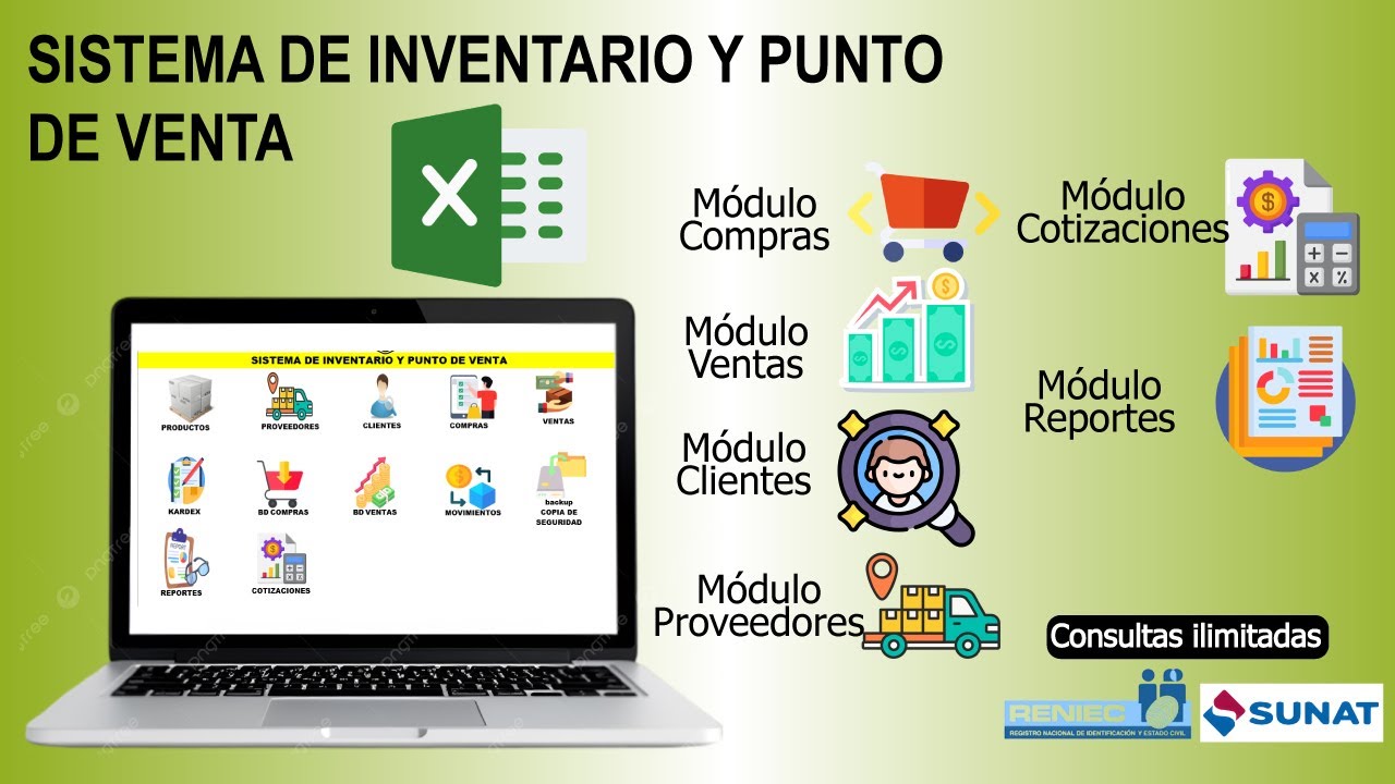 SISTEMA INVENTARIO Y PUNTO DE VENTA DESARROLLADO EN EXCEL - YouTube